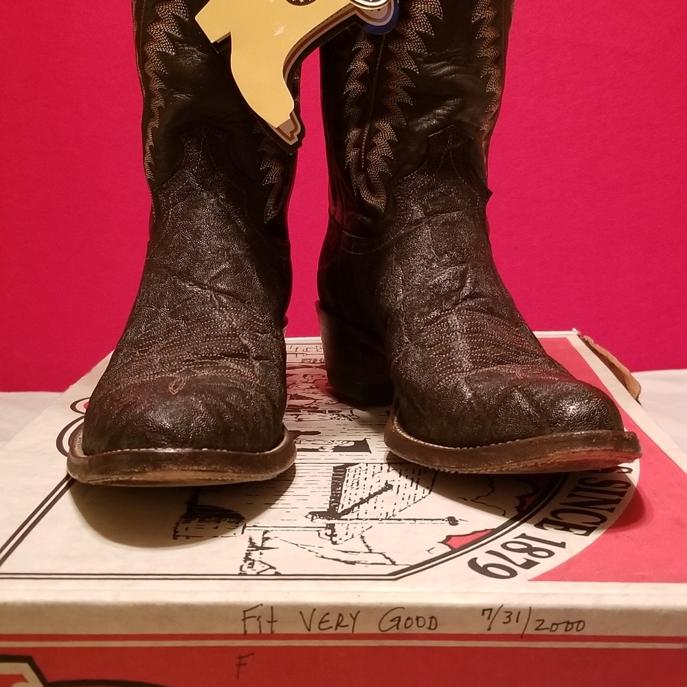 Justin mens Chocolate Elephant Boots